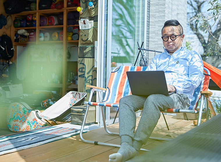 人目を気にせず過ごせる、プライベート空間